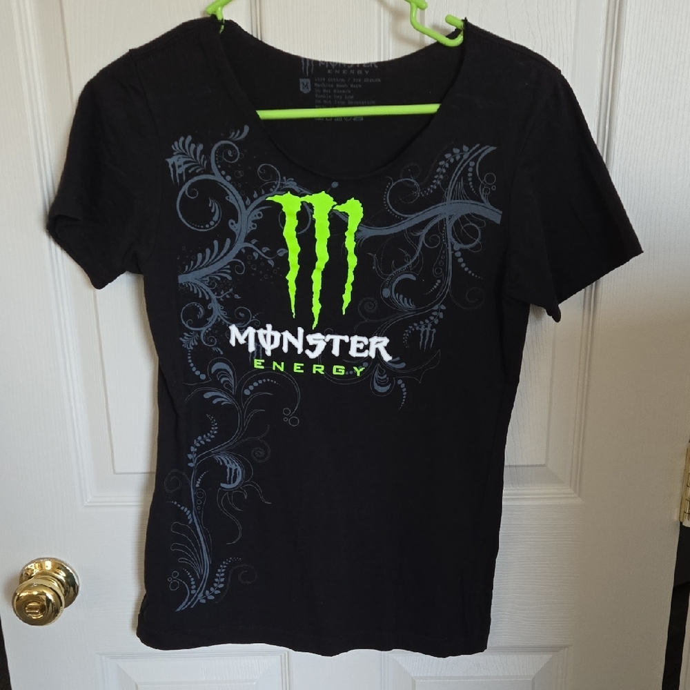 Monster Energy Women's Black Short Sleeve Tee